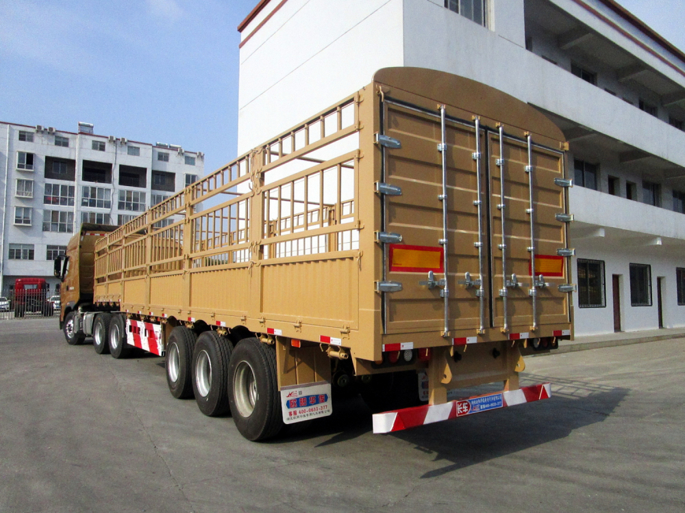 11米鵝頸倉柵式半掛車