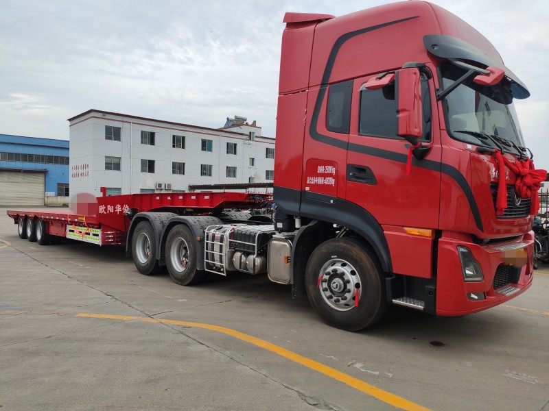 13.75米平板半掛車(chē)